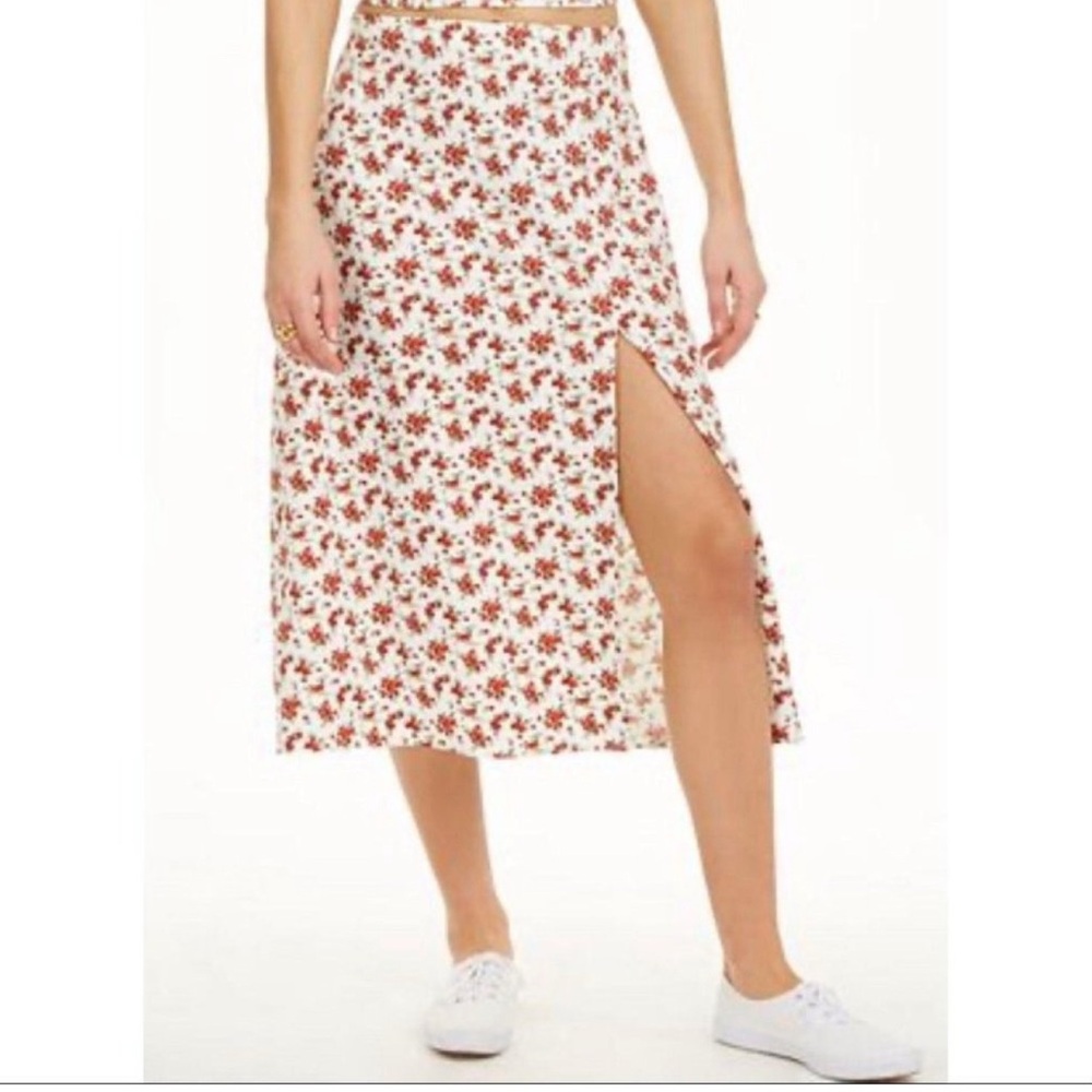 Danielle Bernstein Macy’s Collab Floral Midi Slip